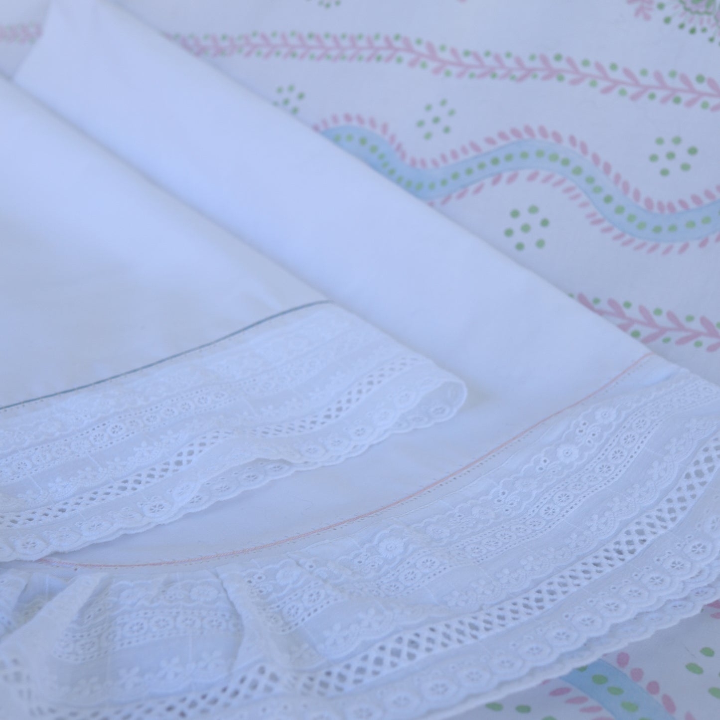 "The Gardenia" Receiving Blanket