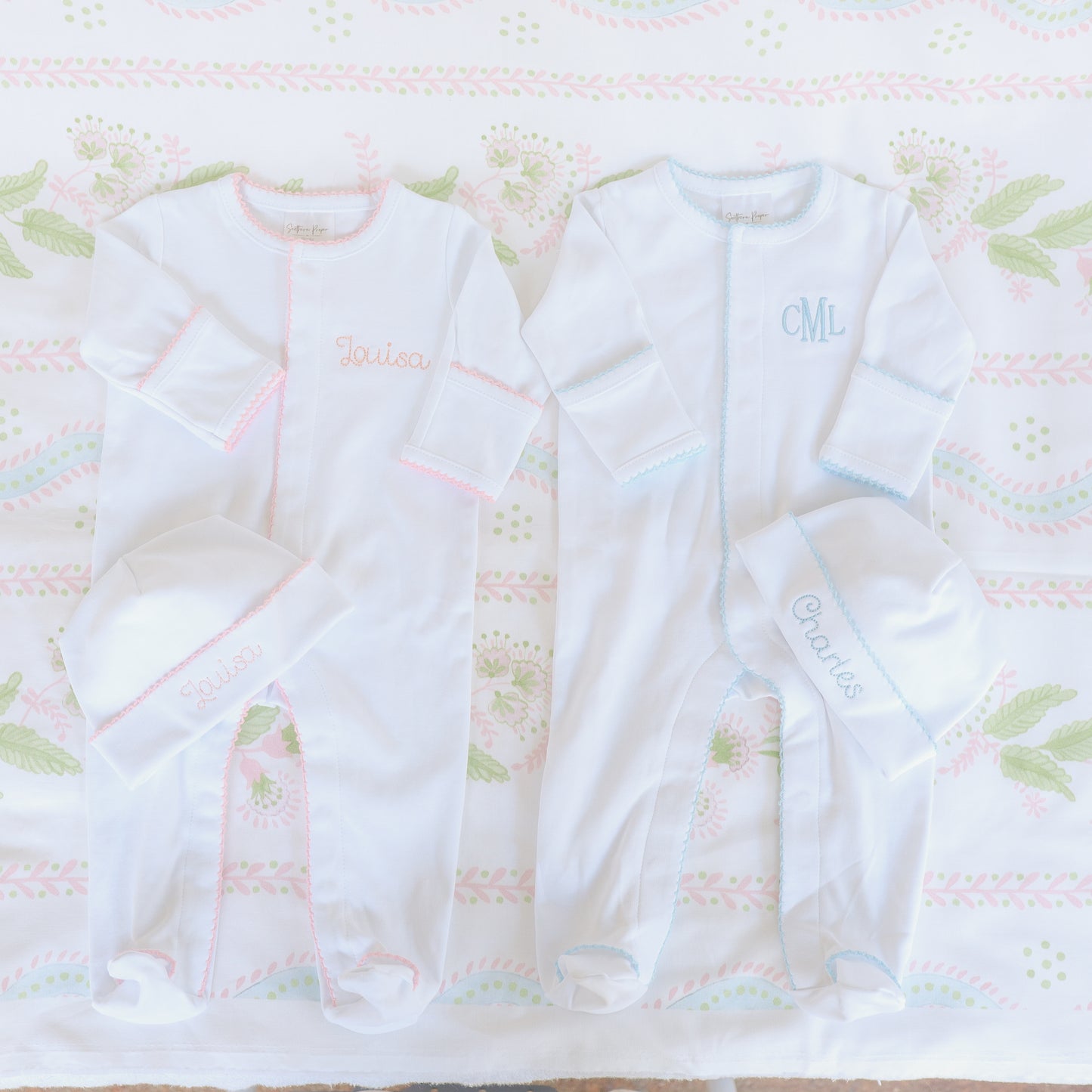 Picot-Trimmed Footies