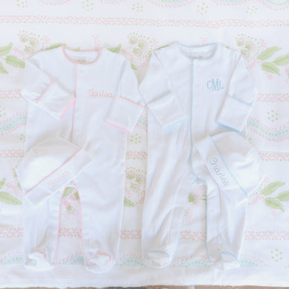 Picot-Trimmed Footies