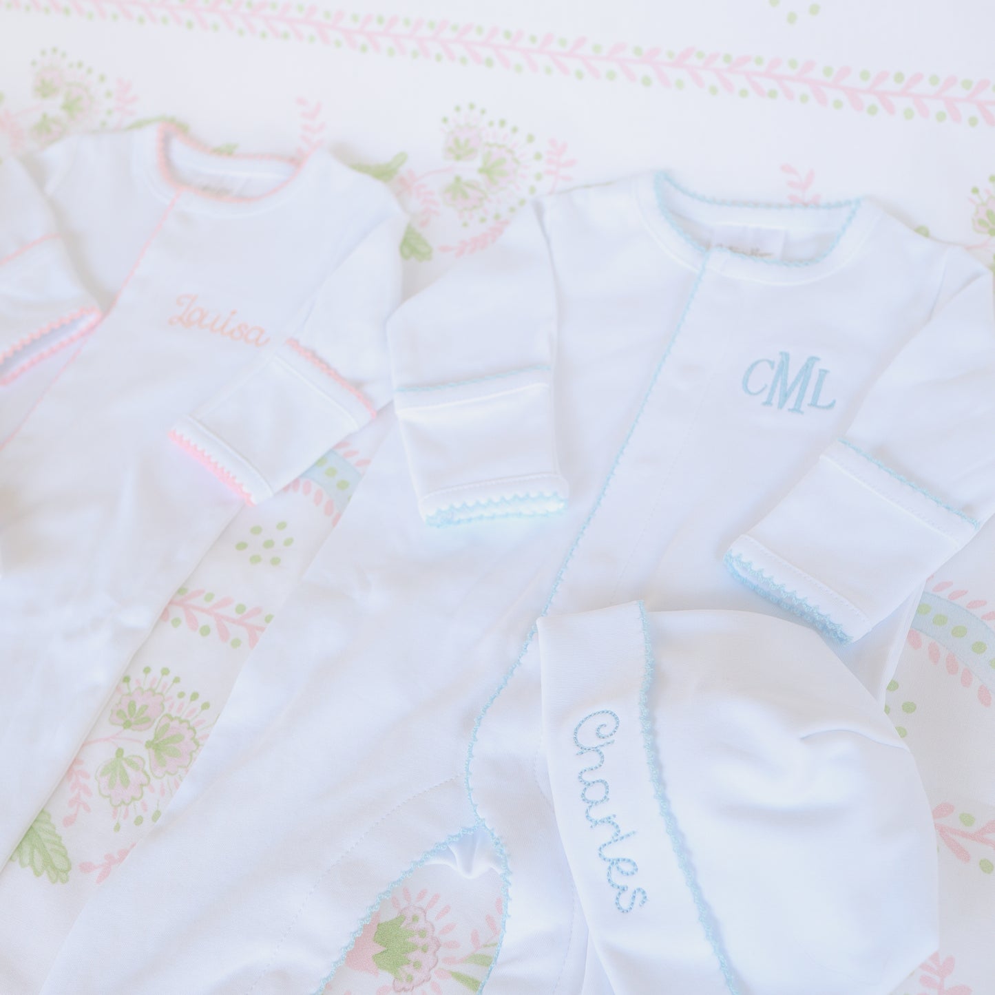 Picot-Trimmed Footies