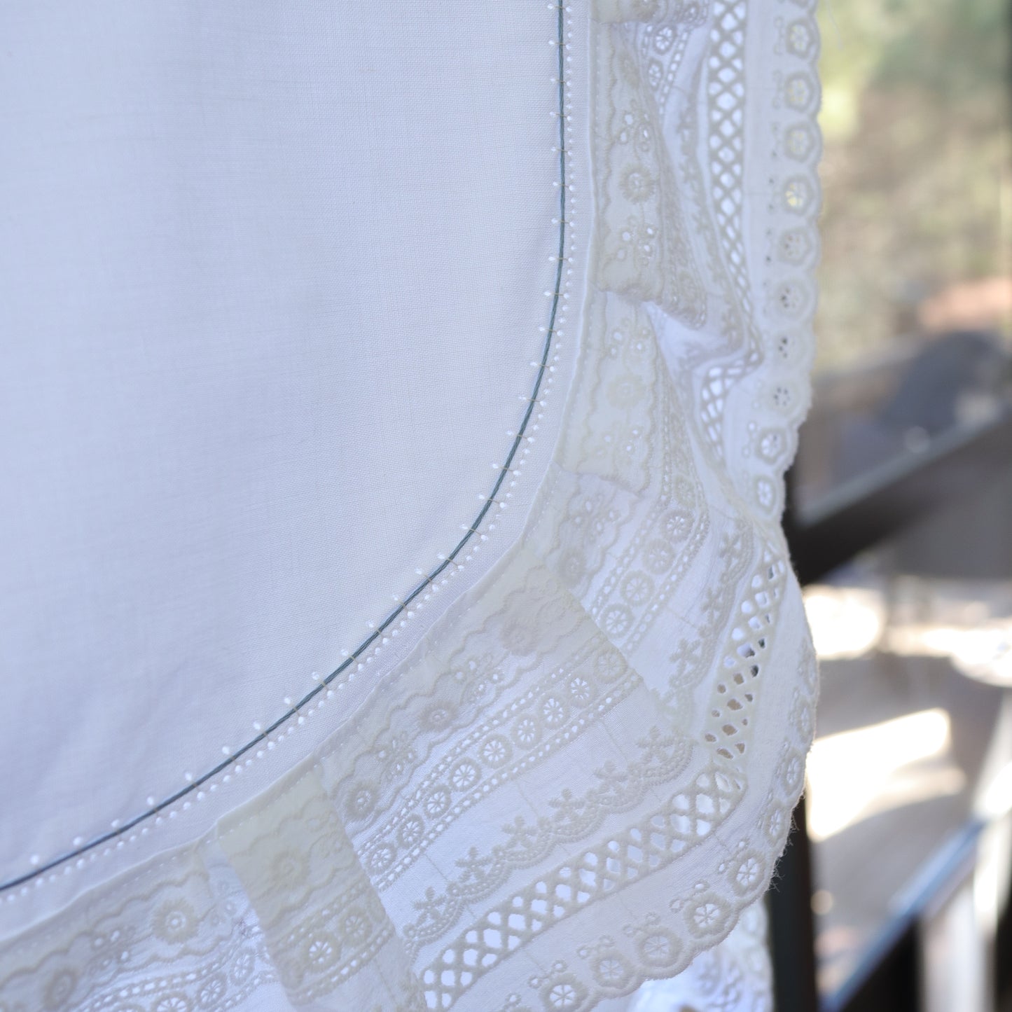 "The Gardenia" Receiving Blanket