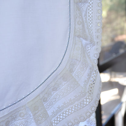 "The Gardenia" Receiving Blanket