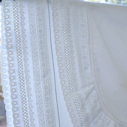 "The Gardenia" Receiving Blanket