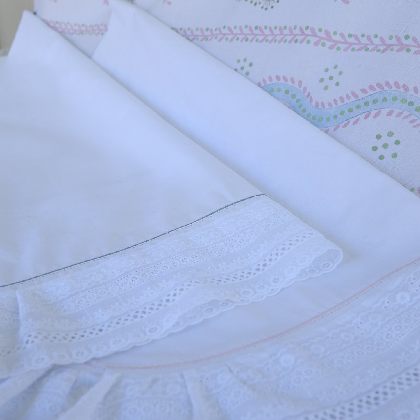 "The Gardenia" Receiving Blanket